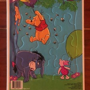 Disney (3) 12 piece puzzles. A total of 3 separate 12 piece puzzles. Never used.